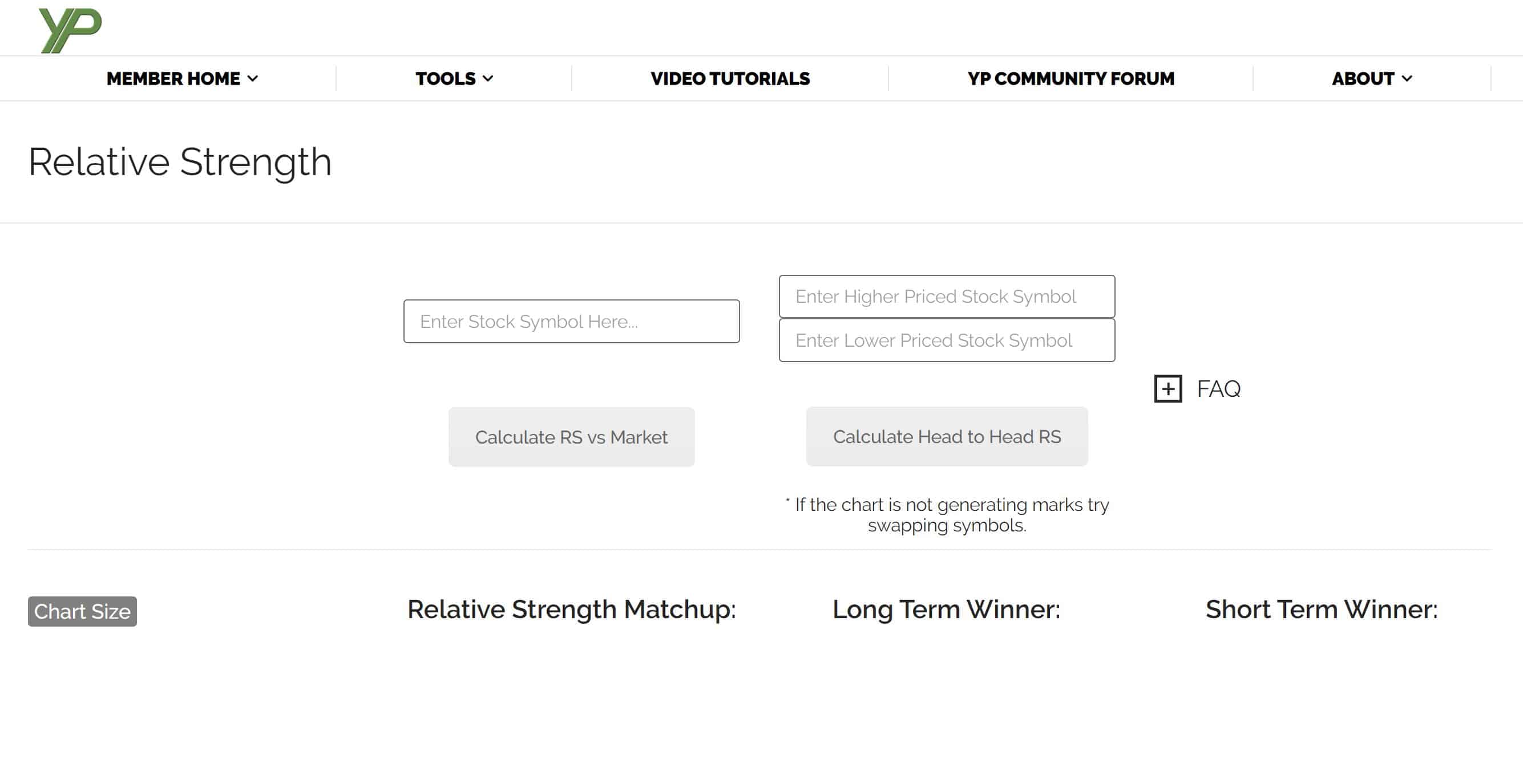 Relative Strength Tool